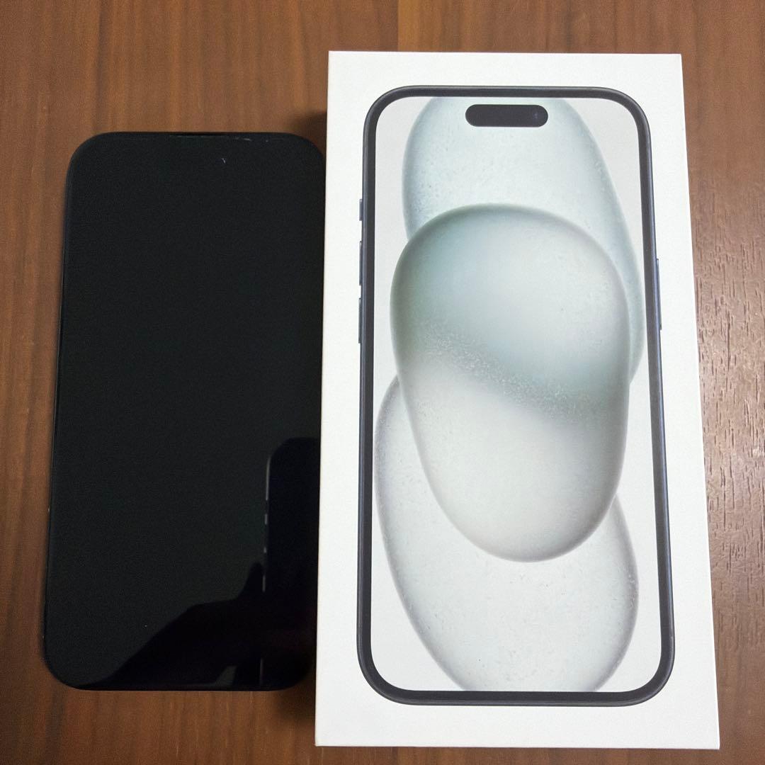 Apple iPhone 15 ブラック 本体 箱付き　バッテリー87%