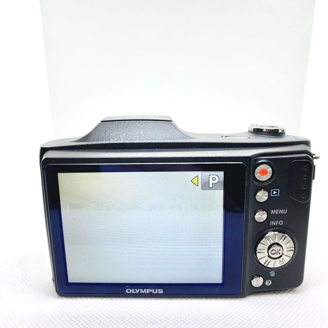 【動作品】OLYMPUS SZ-14 コンパクトデジタルカメラ　ブラック