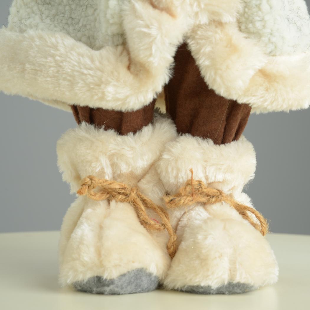 大きな白いサンタクロース　 人形 　ホワイトサンタ 　 置物　身長45㎝