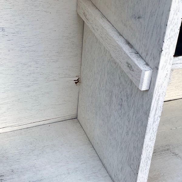 ビンテージ　レターケース　陳列棚　サイドボード　店舗家具　フレンチシャビィ