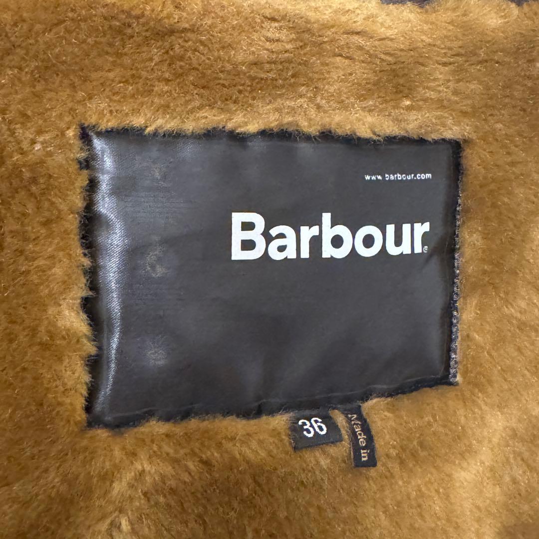 Barbour 36 ファーライナーベスト リバーシブル ブラウン 3ワラント