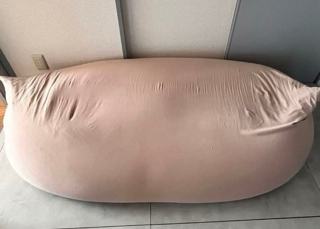 中古Yogibo Max⭐︎本体⭐︎ライトグレー ビーズクッション