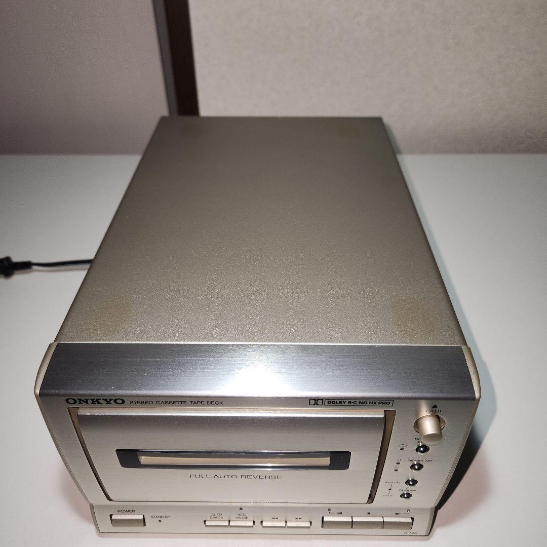 ONKYO カセット ステレオ テープ デッキ K-185　(中古品)