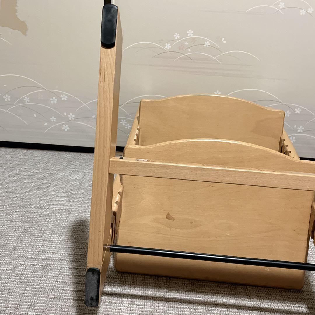 ストッケ　トリップトラップ　ナチュラル　ベビーセット&ハーネス付