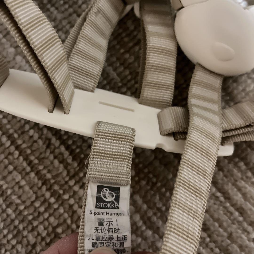 ストッケ　トリップトラップ　ナチュラル　ベビーセット&ハーネス付
