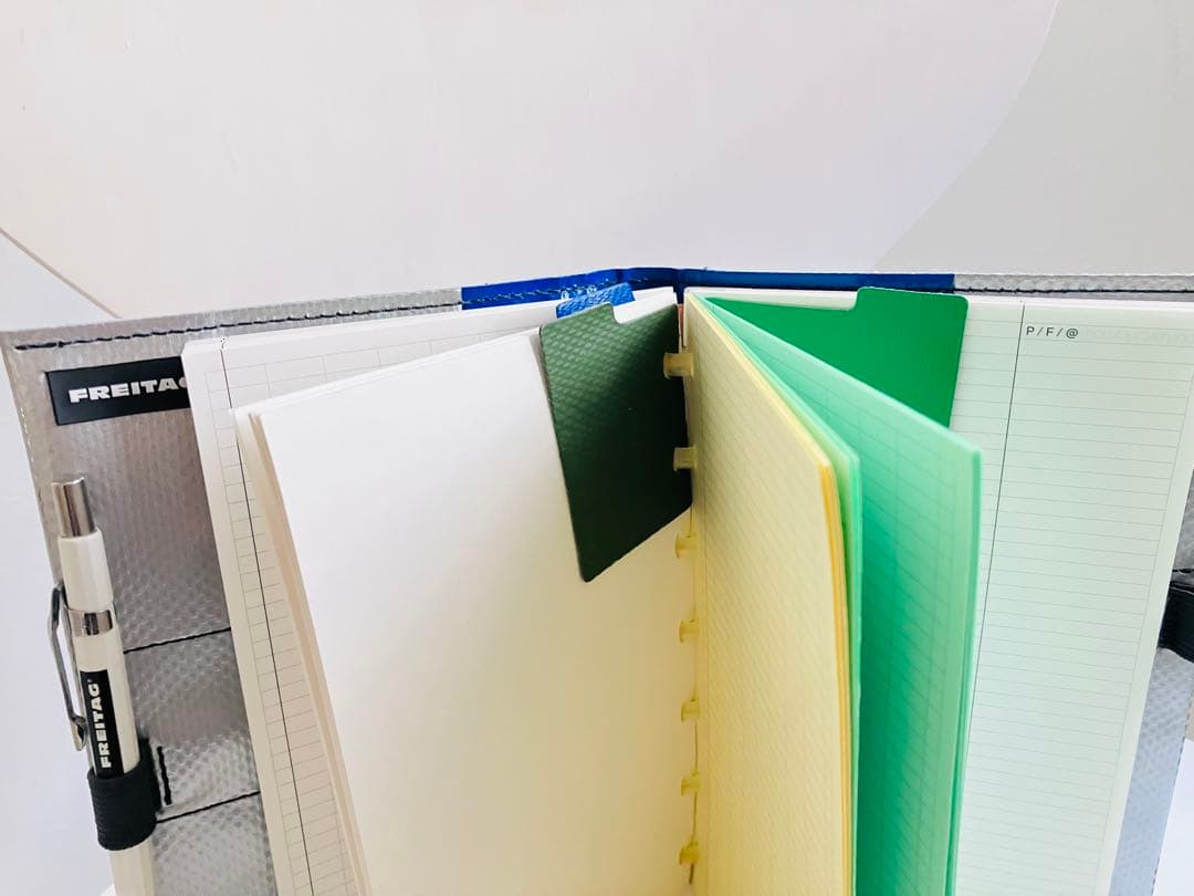 FREITAG ノートブック A5サイズ シルバー