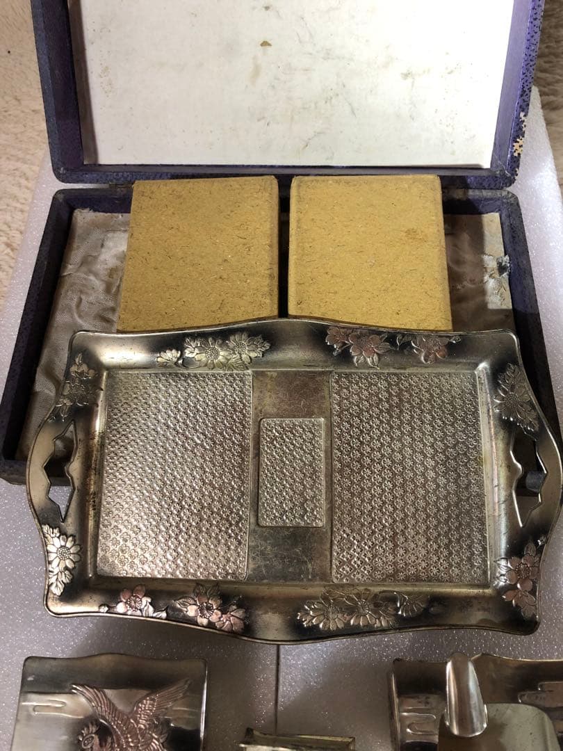 レトロ灰皿セット　アンティーク　当時物