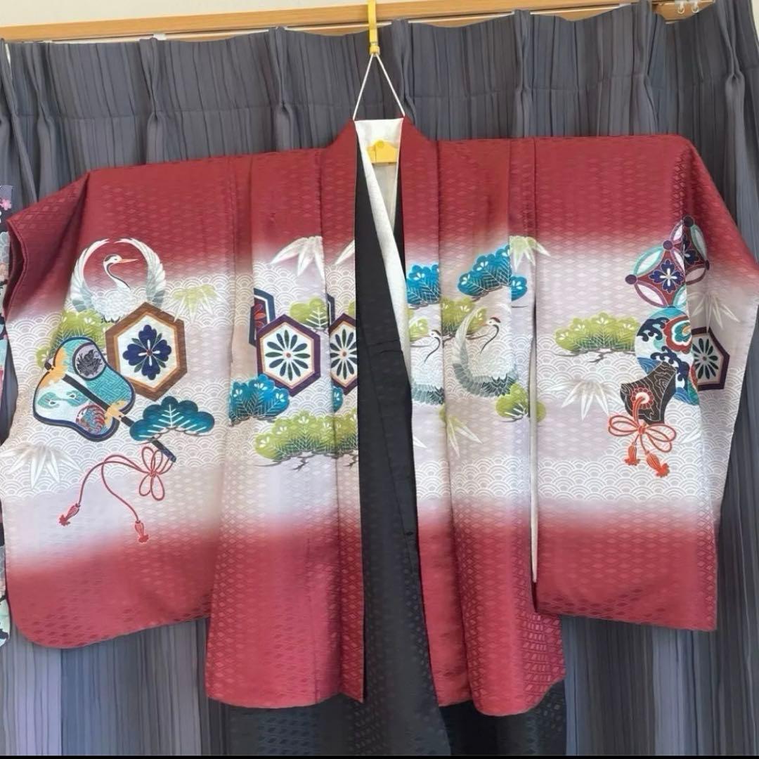 七五三　5歳男の子　袴着物セット　3歳女の子　被布セット