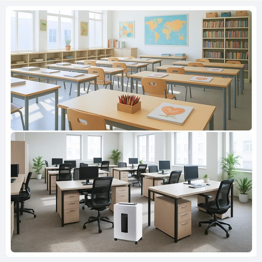 シュレッダー 電動 家庭用 マイクロ 2x15mm 細断枚数10枚 18L大容量