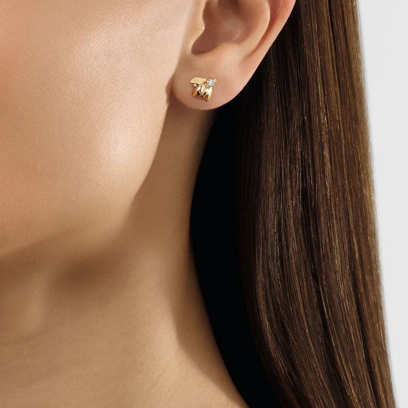 Chaumet ビードゥショーメ ピアス 片耳 ハチ ビーマイラブ 蜂