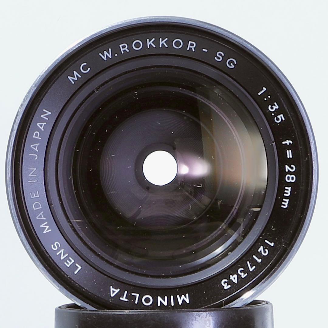 【完動品】Minolta MC W ROKKOR-SG 28mm f/3.5初代