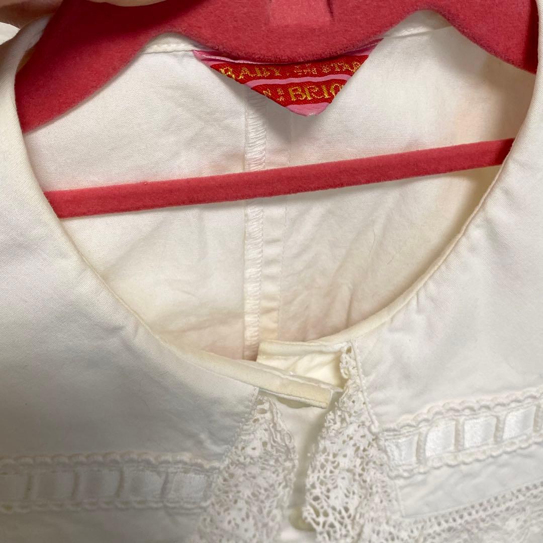 baby,the セーラー襟ブラウス　オフ白