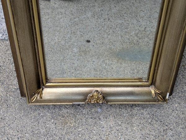 ヨーロッパ 壁掛けミラー 姿見 欧州 アンティーク ヴィンテージ 鏡 額縁