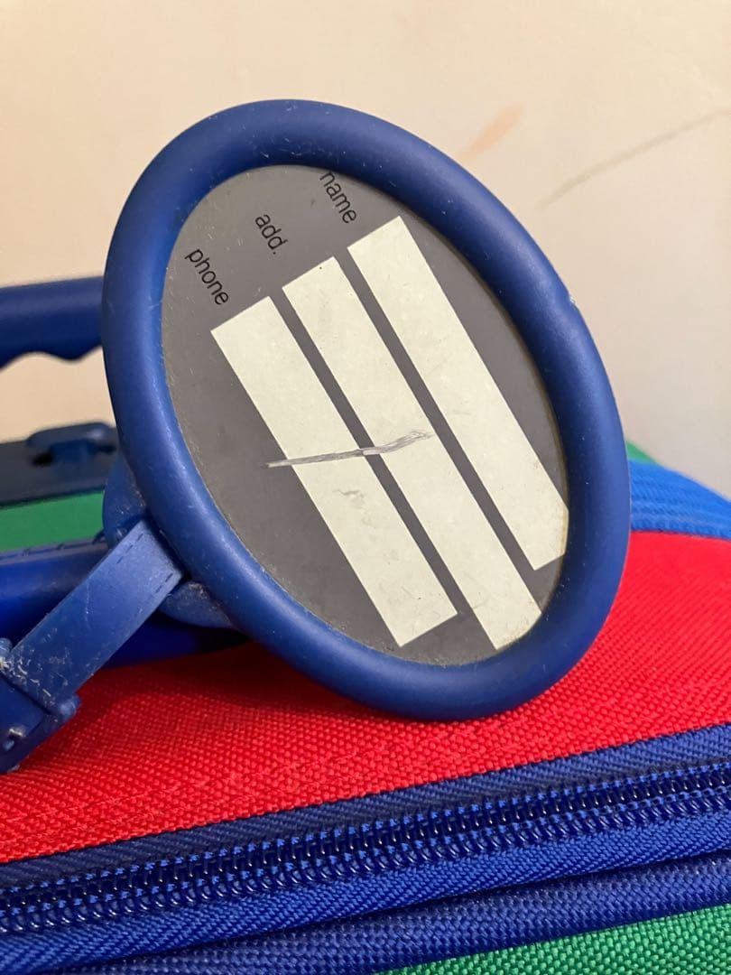 【希少・良品】ベネトン キャリーケース ヴィンテージ　レトロカラー