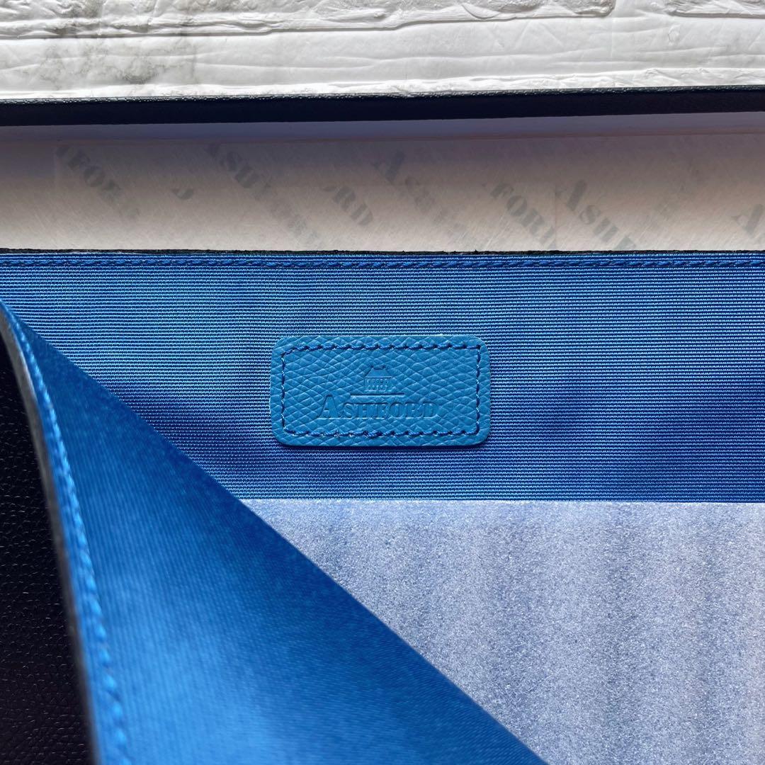 送料込み ASHFORD アシュフォード ソフトレザーファイル レインボーブリス