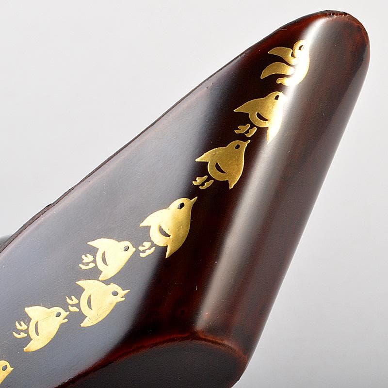 茶道具　畑幸春作　蜑小舟　香合　銘「友綱」　紫野　小林太玄極め箱　V　R7264