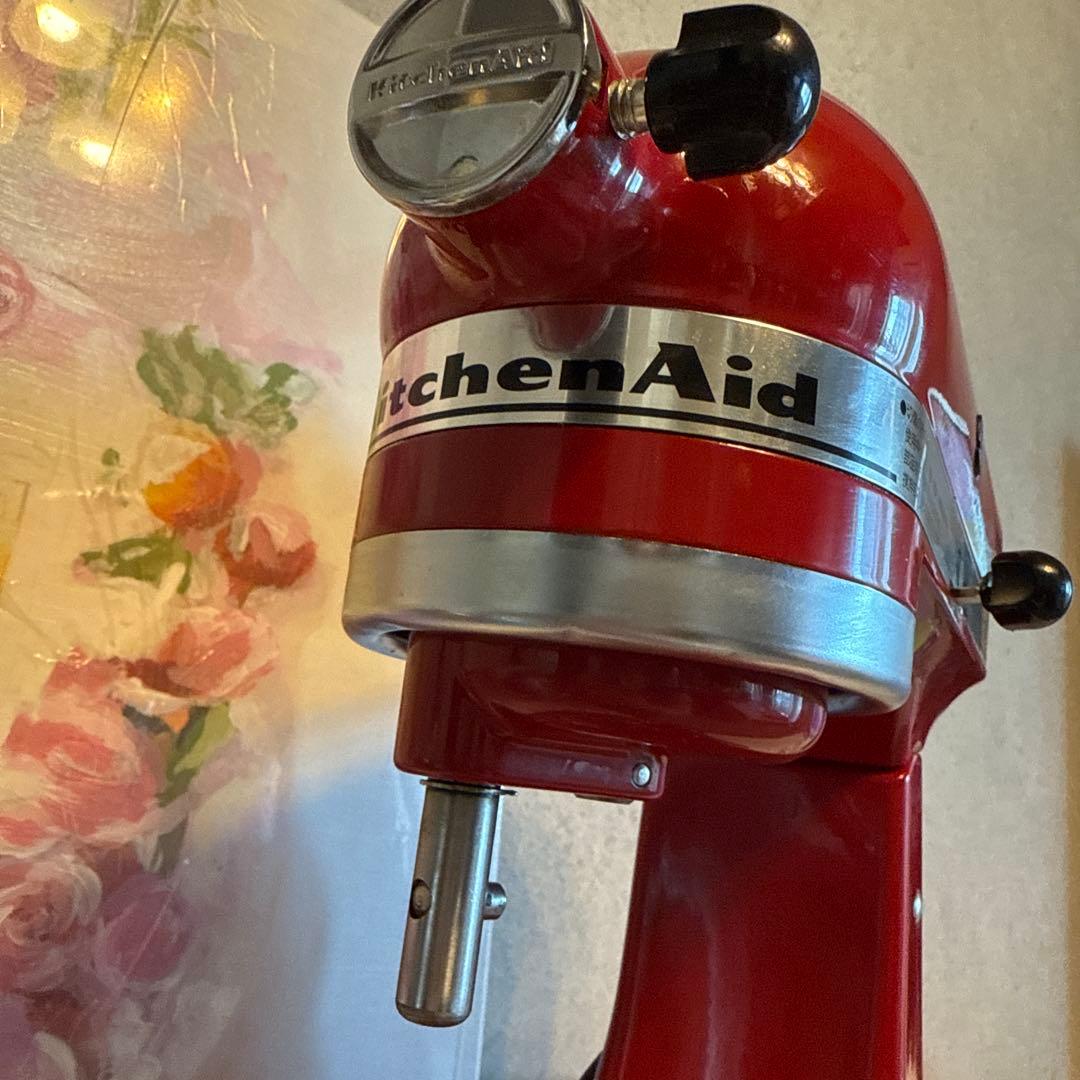 KitchenAid スタンドミキサー 9KSM95ER 赤