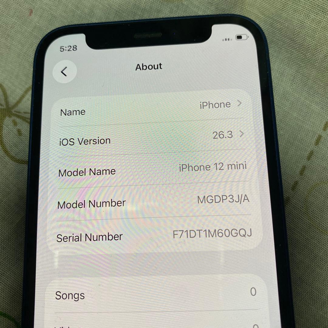 ジャンク iPhone 12 mini