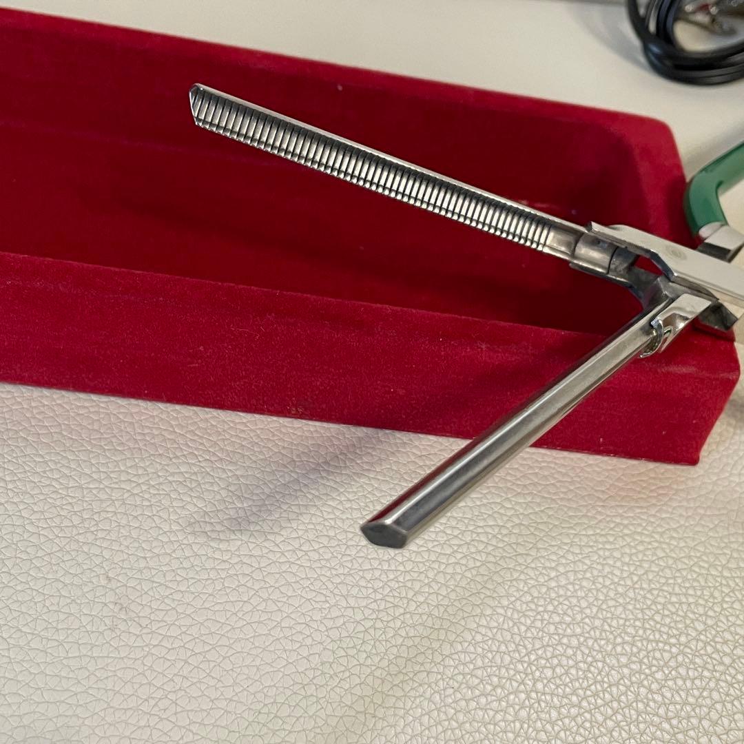 理容★完動品★【6mm】5角コンピューター アイロン HAKKOR八光