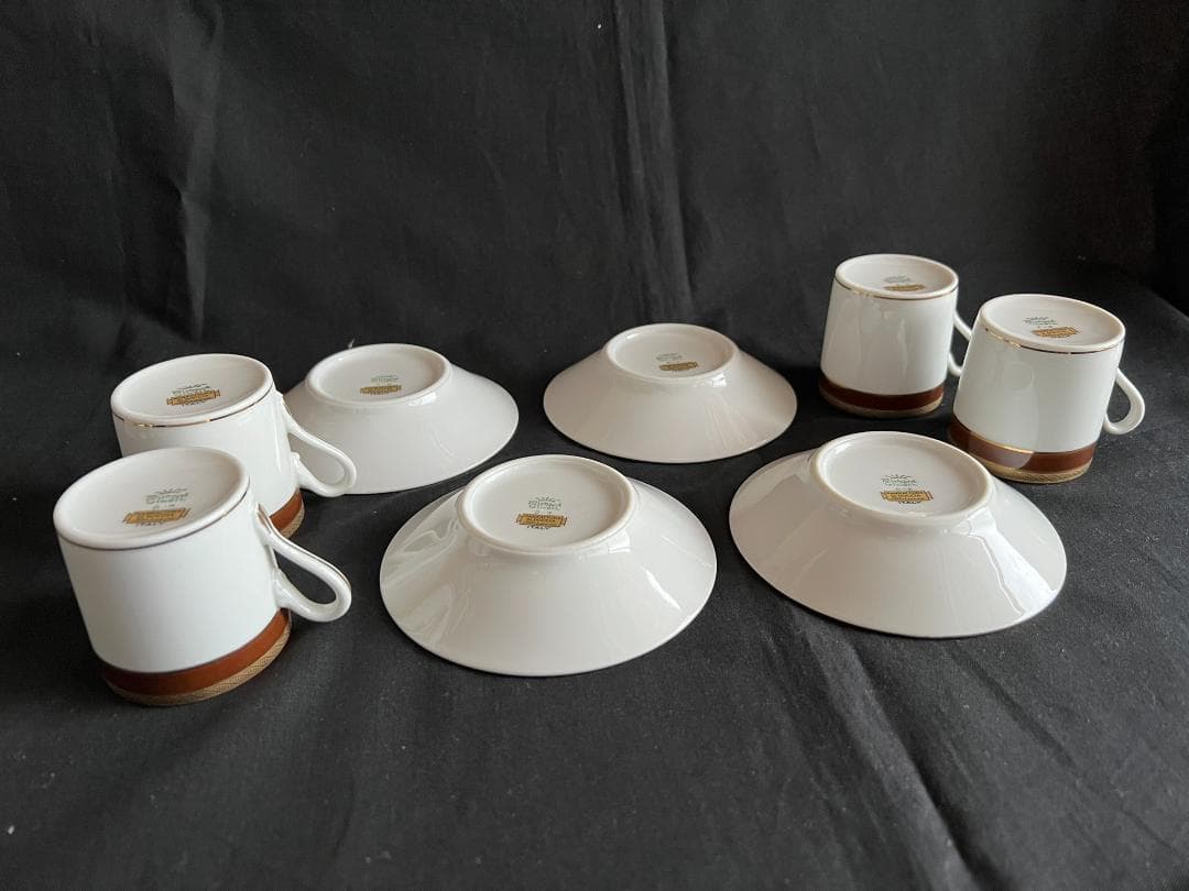 リチャードジノリ　パレルモブラウン　コーヒーセット