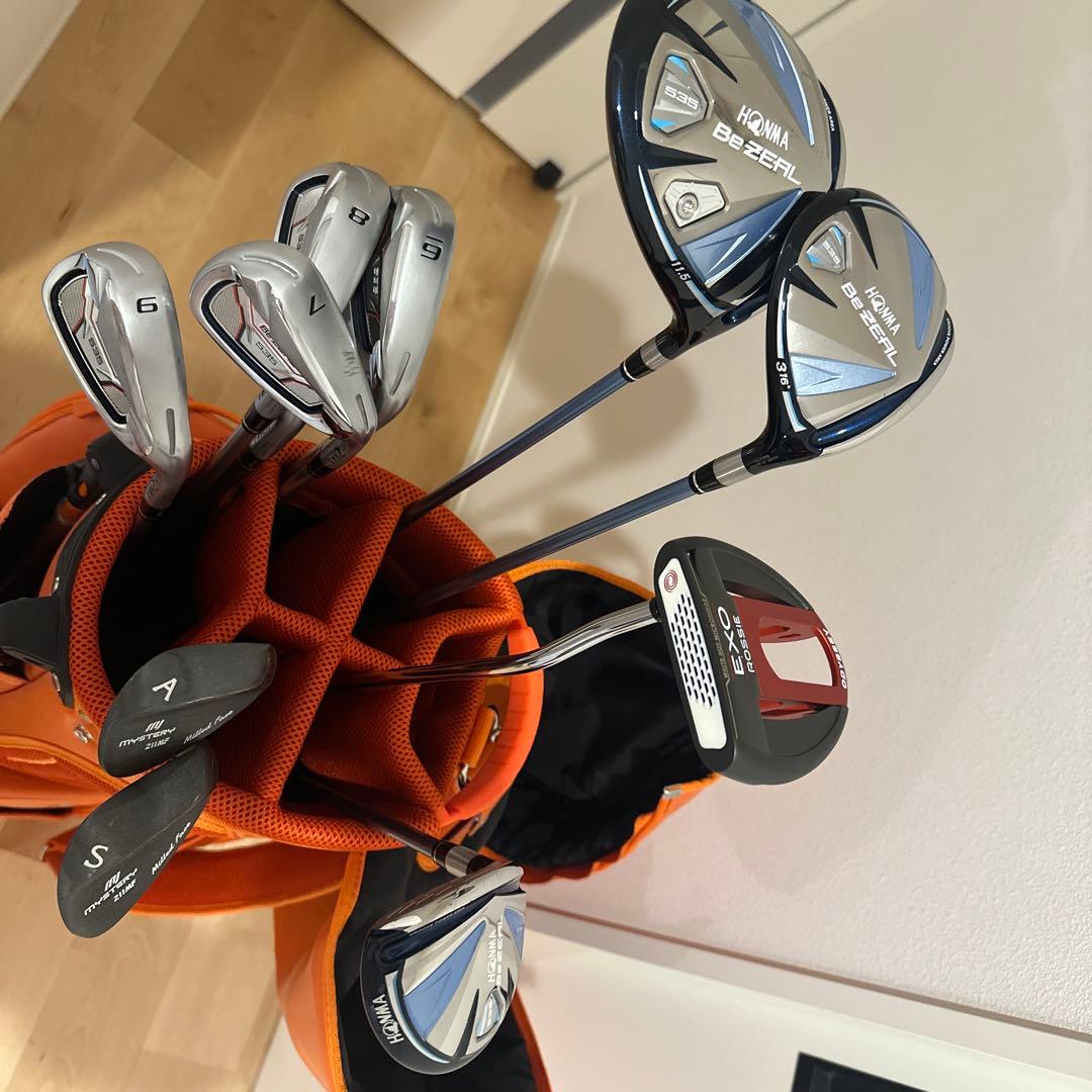 PARADY GATES ゴルフバッグ 89 オレンジ　ゴルフクラブセット★