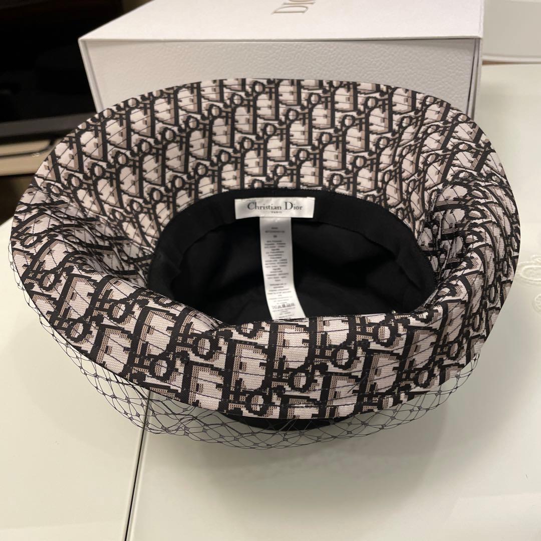 美品！DIOR チュールバケット Teddy-D ボブハット 59サイズ