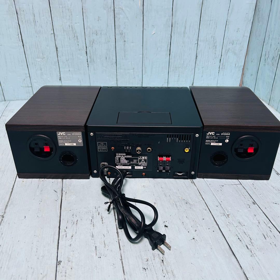 JVCケンウッド　EX-S3-B コンパクトコンポ　CD IPHONE ドック