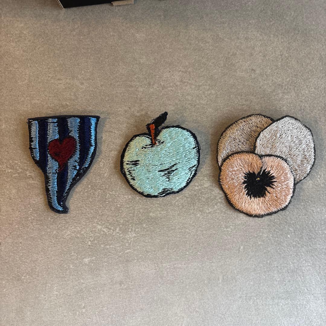 ma.macaron 刺繍バッジ ブローチvintage 3点セット
