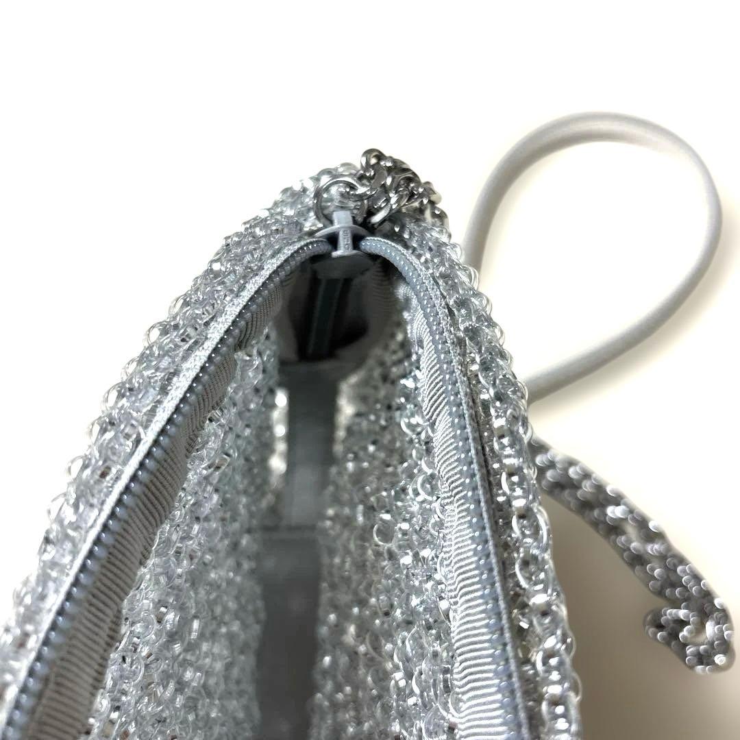 【2回使用】アンテプリマ　リナッシェレ　ショルダー(マチ付き) シルバー