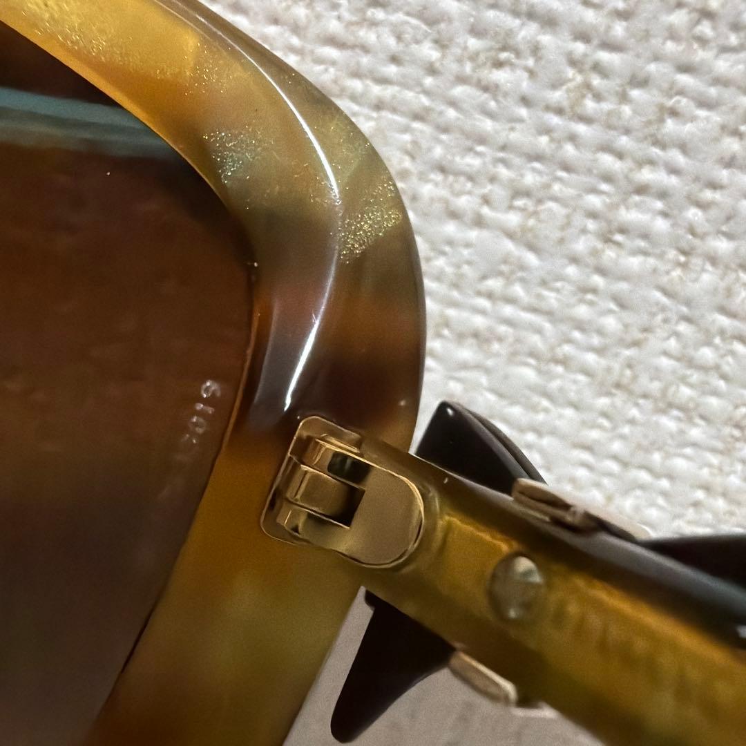 CHANEL サングラス べっ甲風 リボン ココマーク ブラウン 茶　シャネル