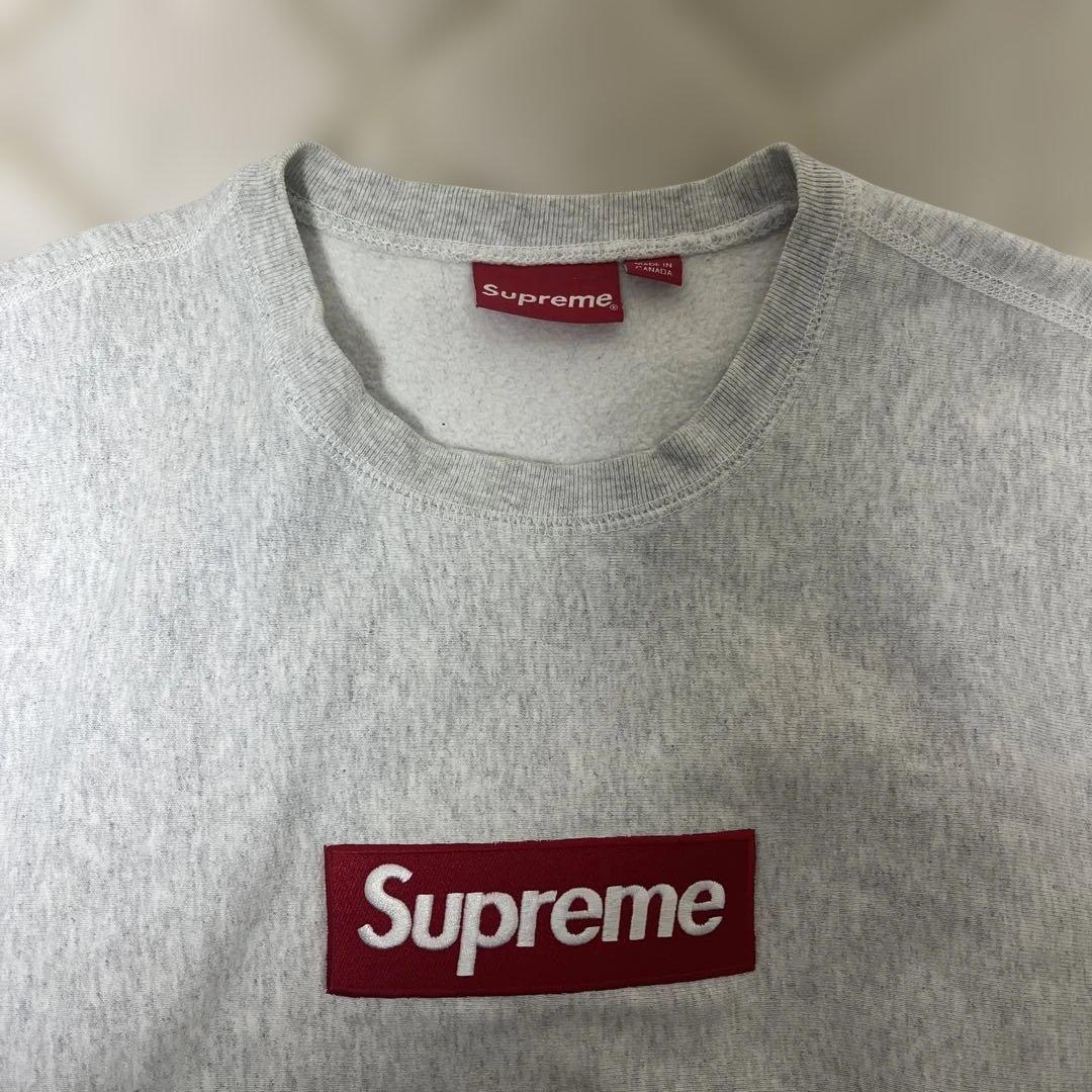 Supreme BOXロゴ クルーネック L