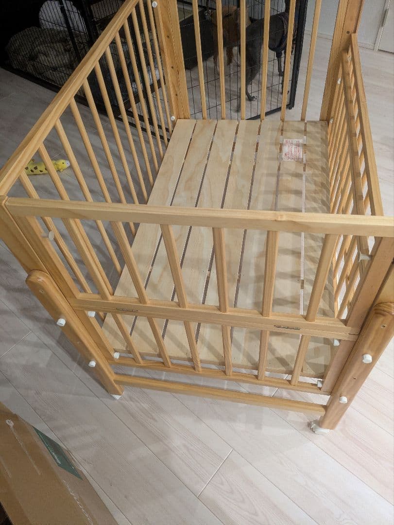 【引き取り限定】大和屋　トールWオープンベビーベッド