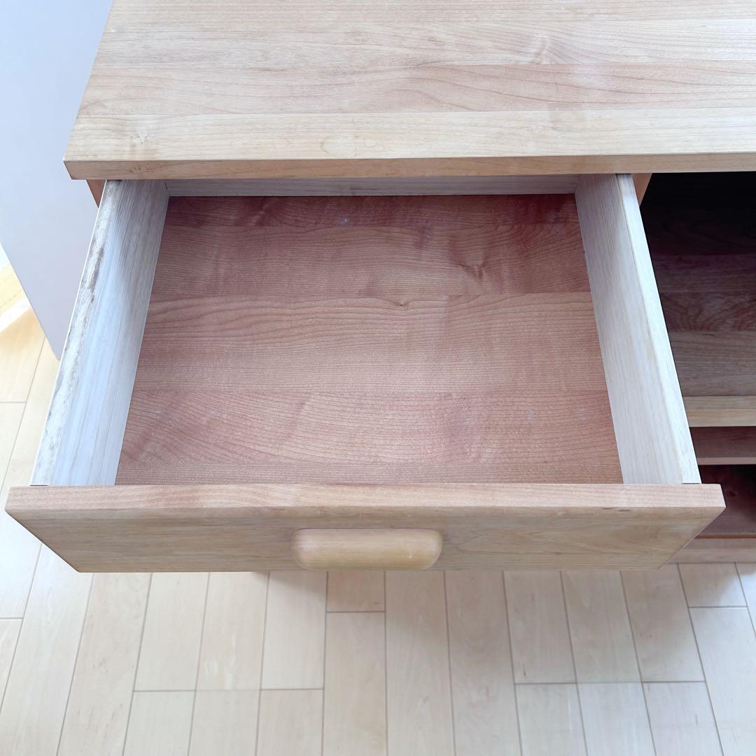 モモナチュラル　VIBO ヴィボ カップボード　キッチンカウンター　レンジ台