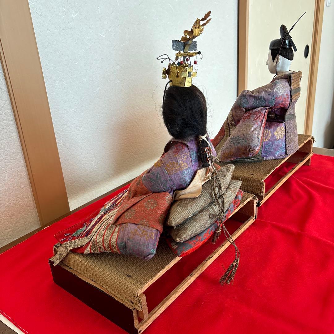 大正 昭和初期 雛人形 アンティーク 骨董 レトロ 戦前 ひな人形