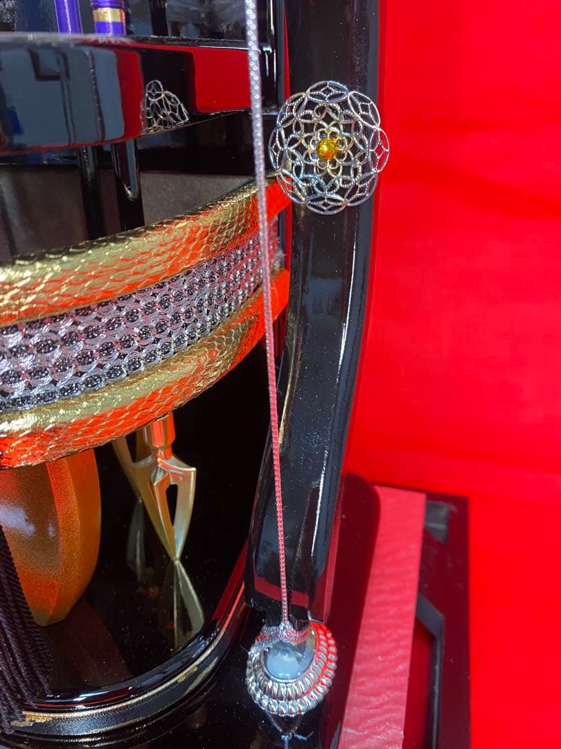 破魔弓　コンパクトガラスケース１０号・間口約２３×奥行約２２×高約３９㎝