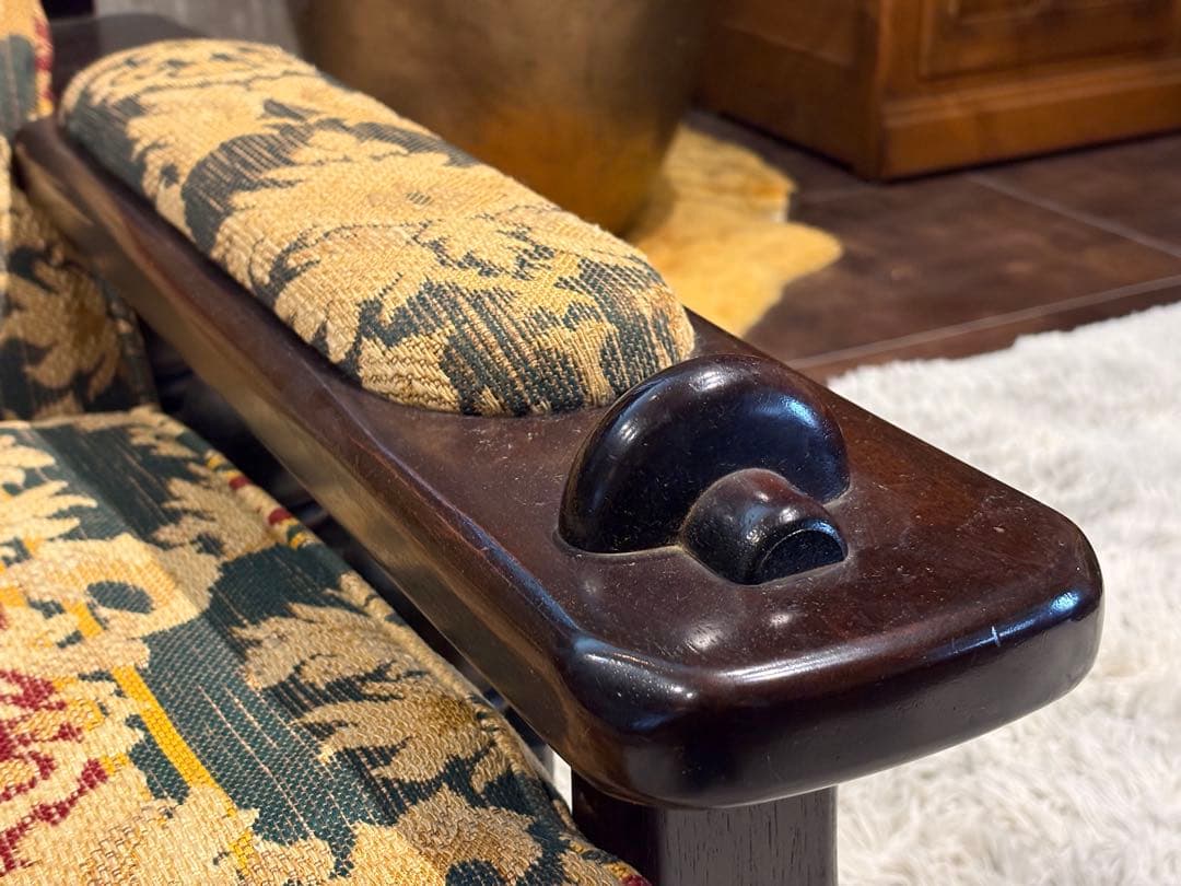 ②karimoku カリモク　1人掛けソファ　1Pソファ　ファブリック　IG