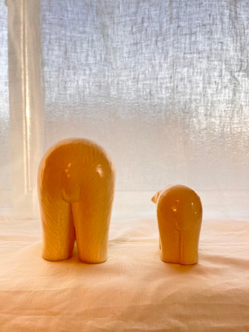 訳あり リサラーソン シロクマ親子セット