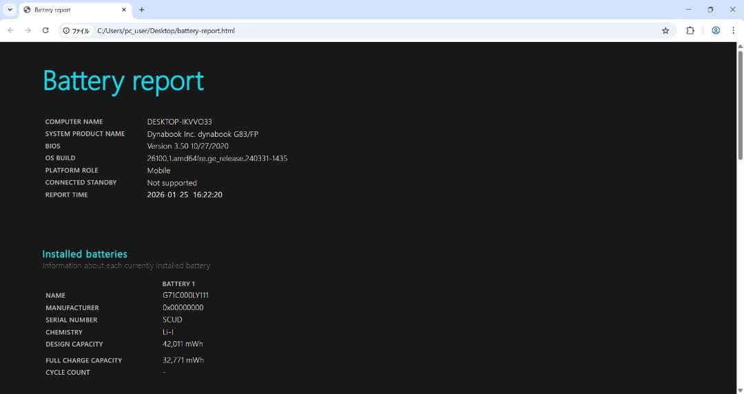 Dynabook G83/FP✨Core i5✨Office2024✨第10世代