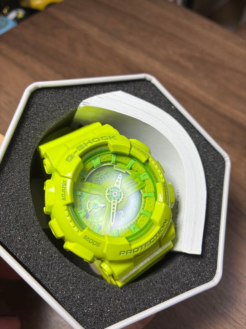 G-SHOCK ハイパーカラー GA-110 ライムグリーン