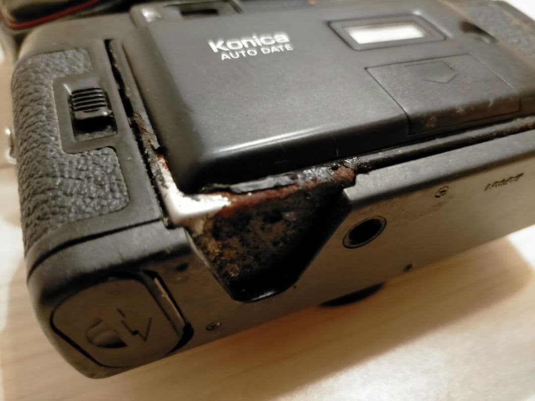 【昭和レトロ】コニカ アナログカメラ フィルムカメラ ジャンク オブジェに　希少