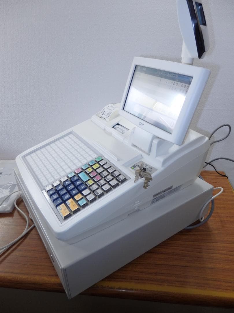 美品 3210 設定無料 FS-2055-V2 レジスター スキャナー付