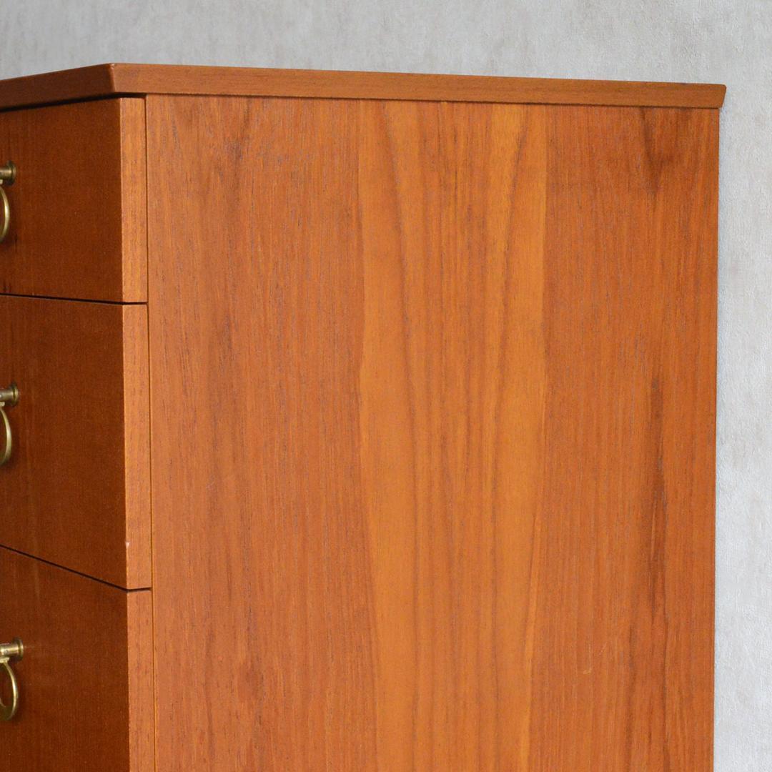 イギリスヴィンテージ ミッドセンチュリー チーク 5段チェスト 北欧家具 タンス