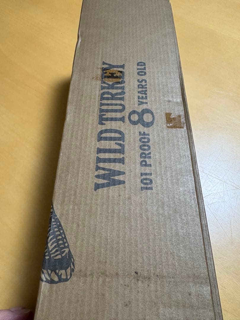 ワイルドターキー 8 年オールドボトル空・ギフトボックスセット