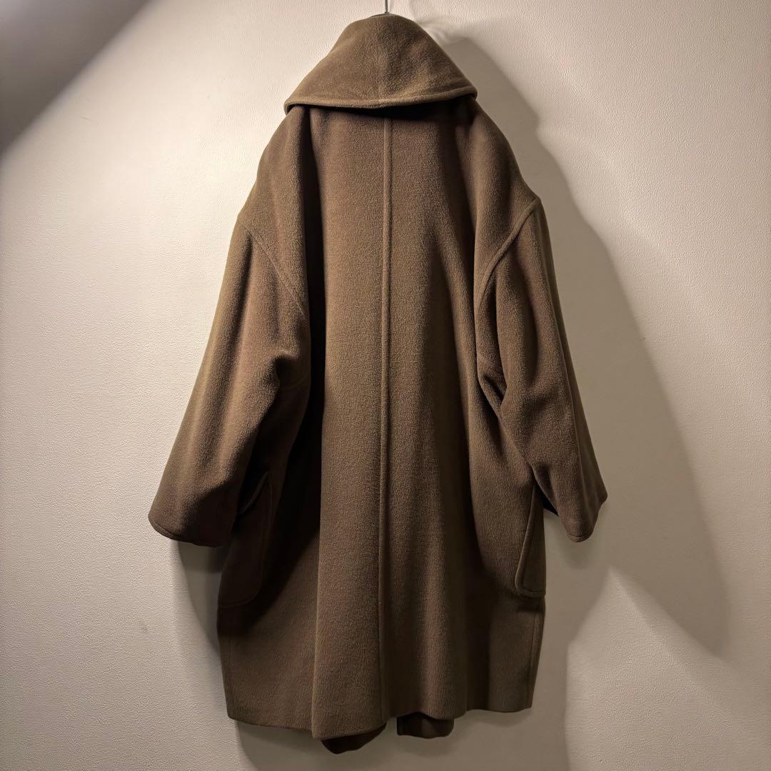 極上 カシミヤ Y2K イタリア製 ダッフル コート オーバーサイズ ブルゾン