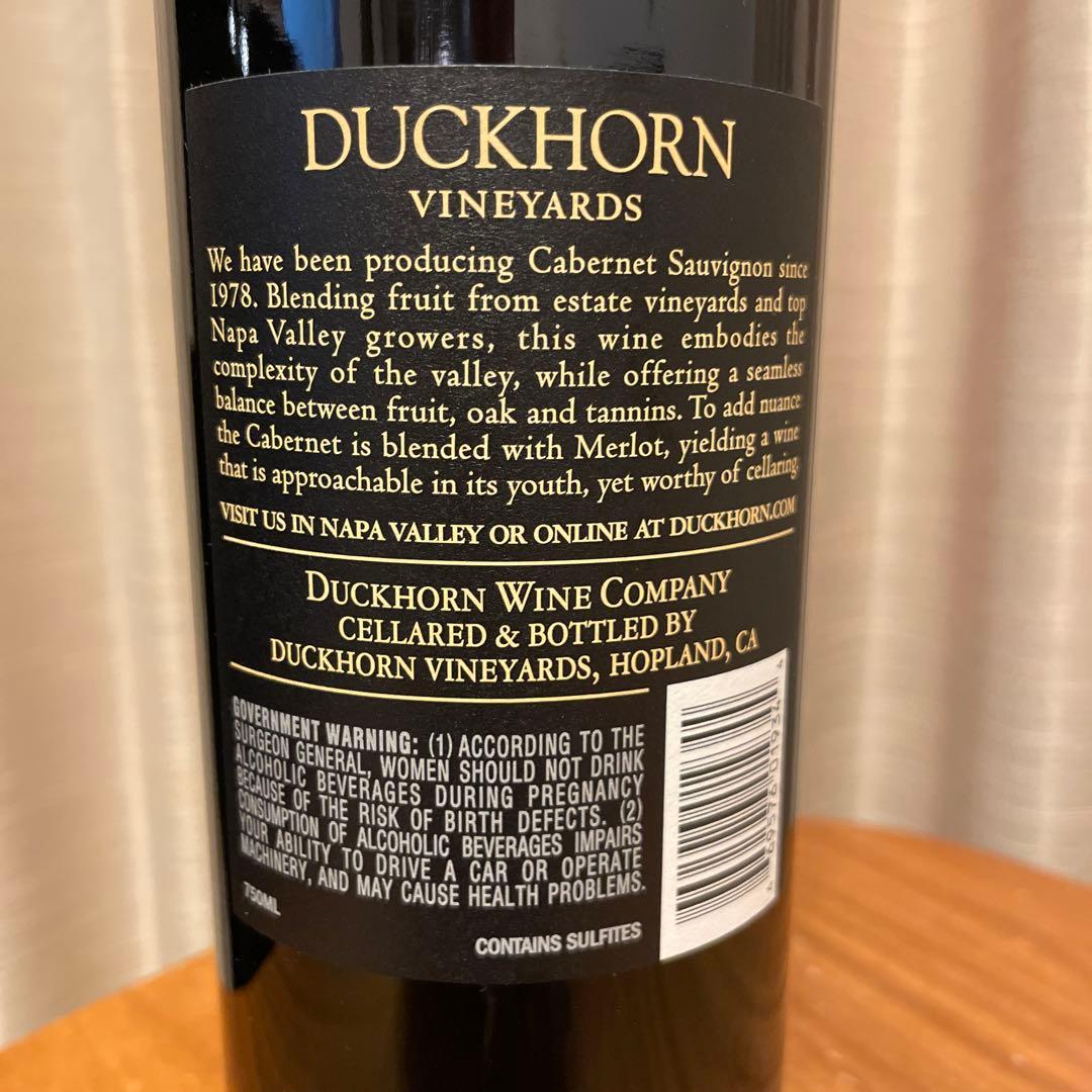 ダックホーン カベルネ・ソーヴィニヨン・ナパヴァレー 【2016】