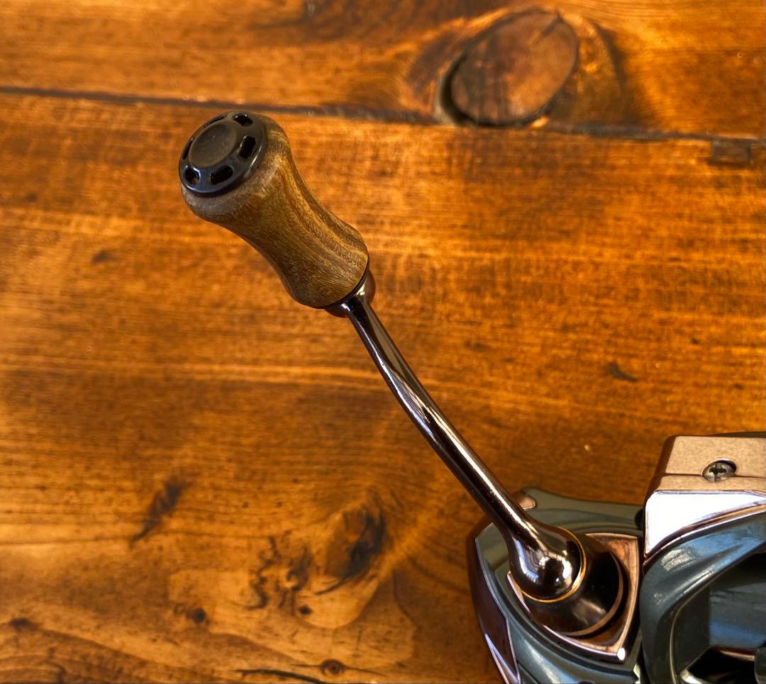 渓流釣りセット　トラウトロッド　スピニングリール　ウッドノブ　天然木グリップ