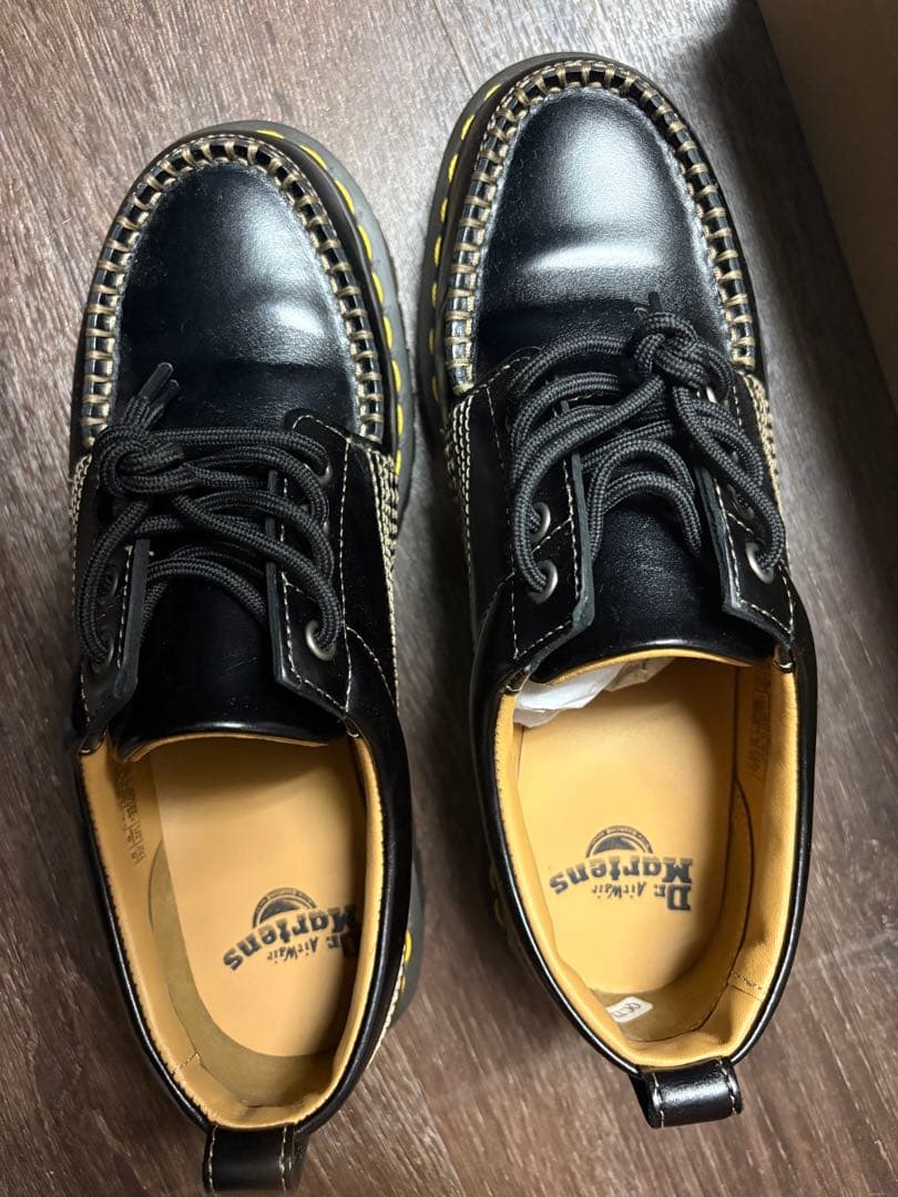 【ほぼ新品】Dr. Martens 黒 ローファー　uk8 27㌢
