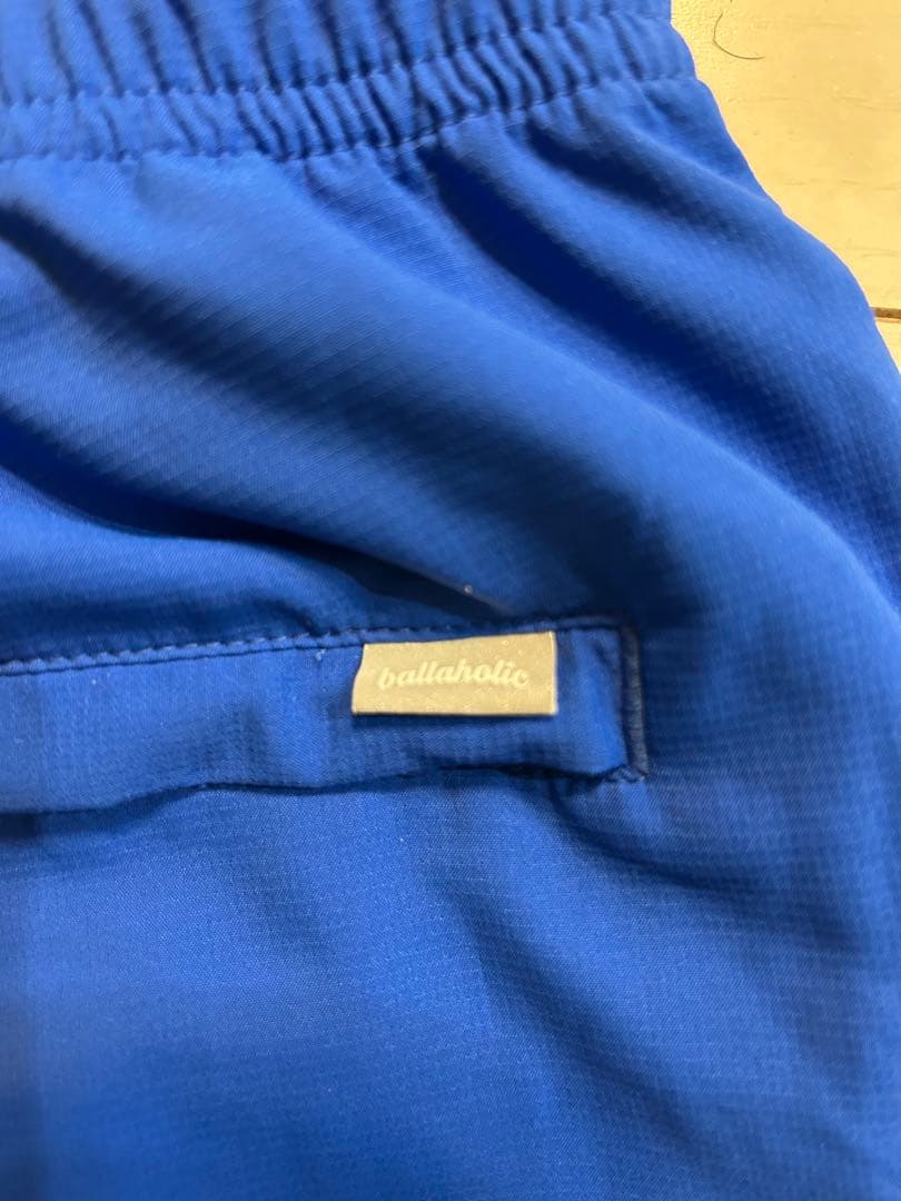 ballaholic anywhere上下セットアップ 青色美品Lサイズ