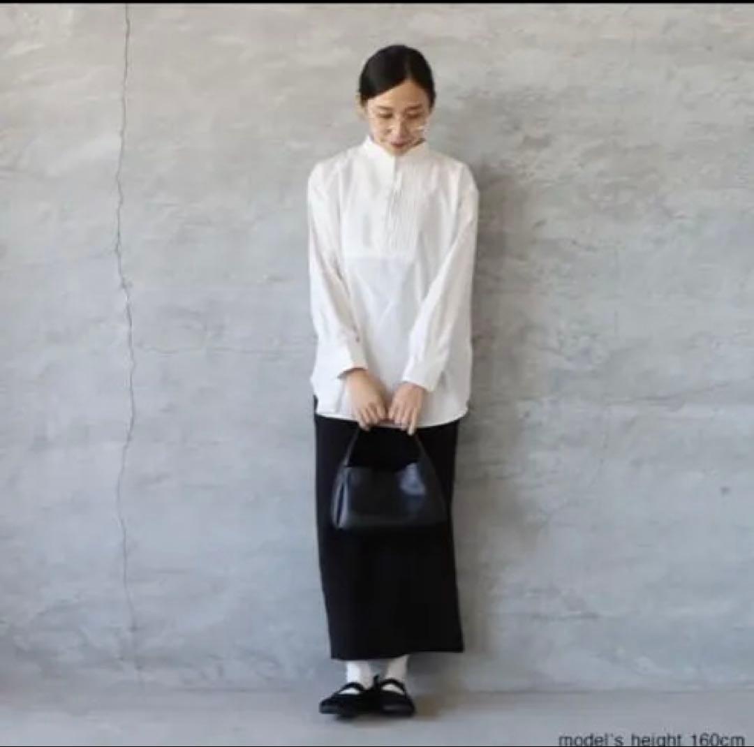 ◆完売品◆試着のみ　ICHI イチ ピンタックブラウス　白　長袖　レディース