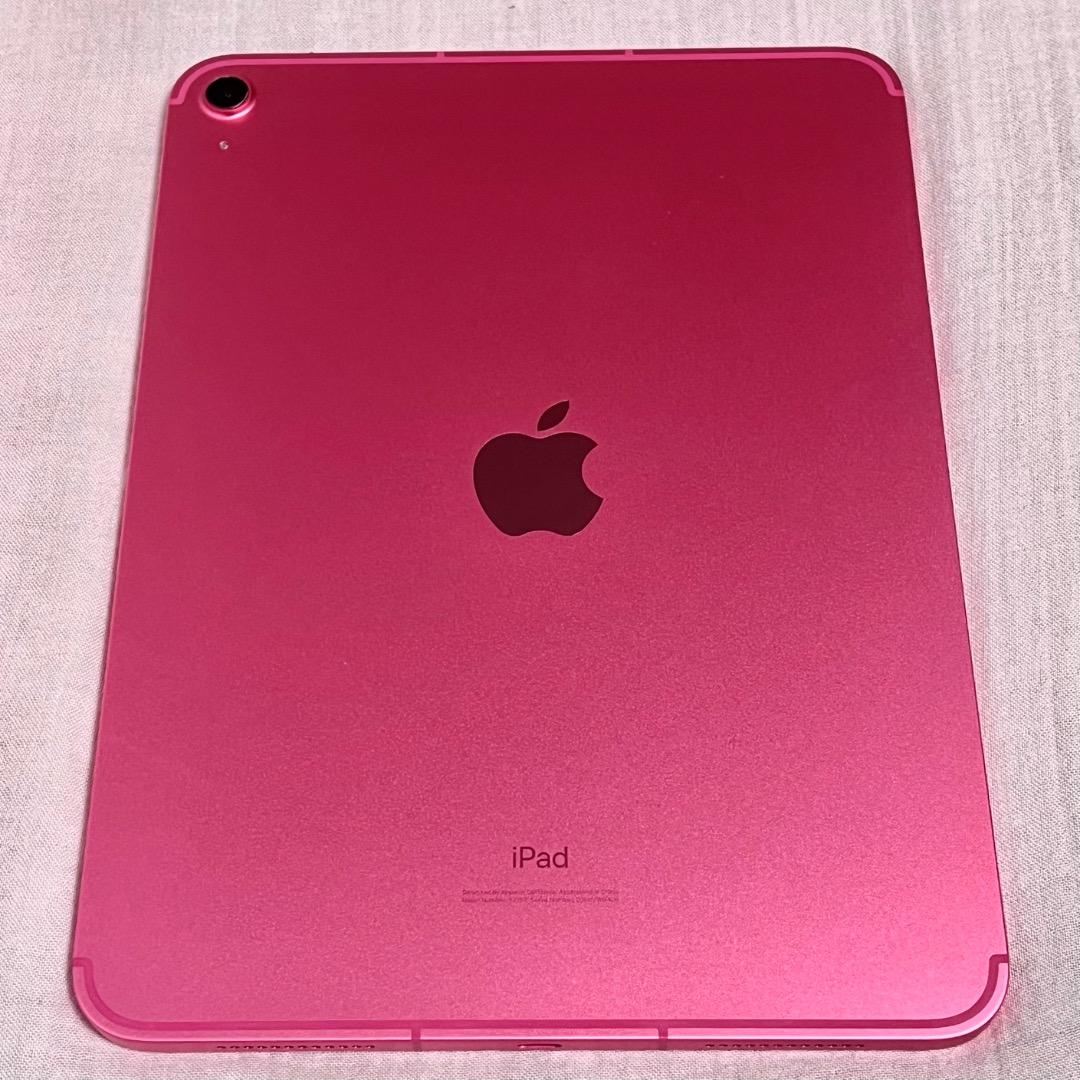 iPad 10世代 64GB Cellular ピンク SIMフリー 美品